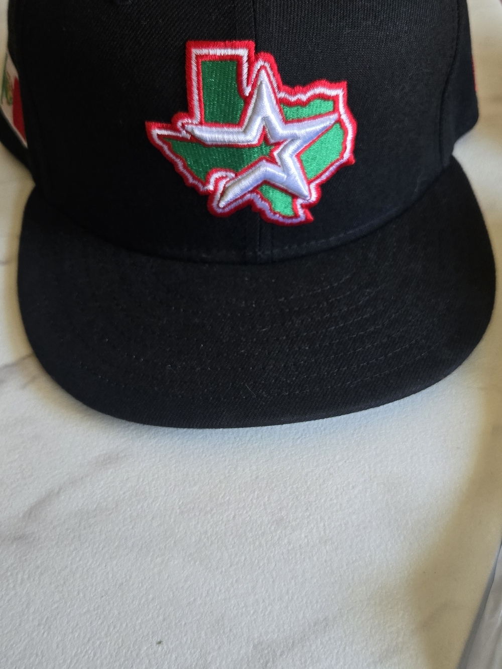 Houston Astros Mexico Flag New Era 9FFTY A-Frame Snapback - Green / Red